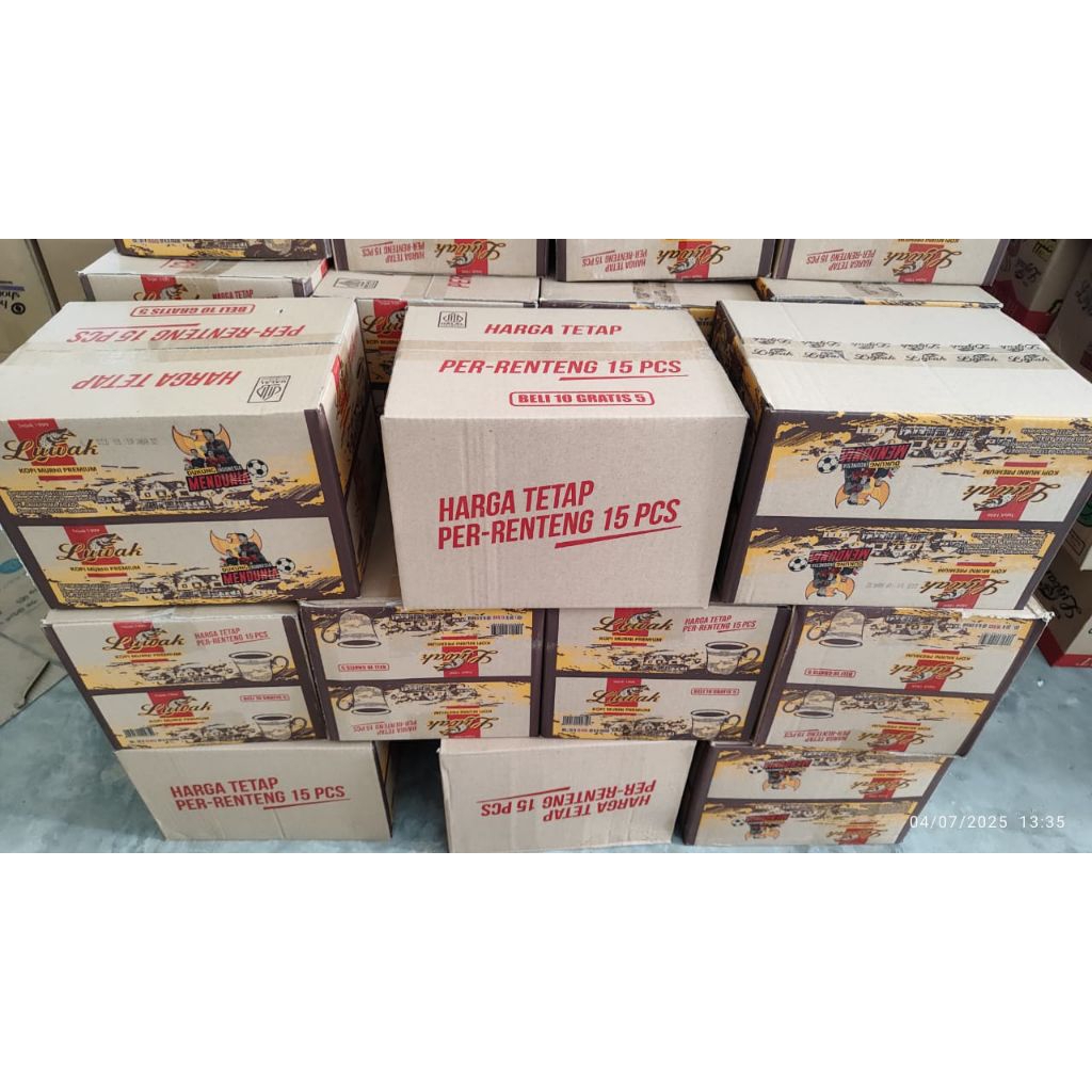 [LANGSUNG PROSES] Kopi Kapal Api Mix, Luwak, Goodday DUS