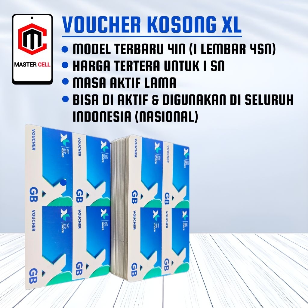 Voucher Kosong Xl Voucher zero XL