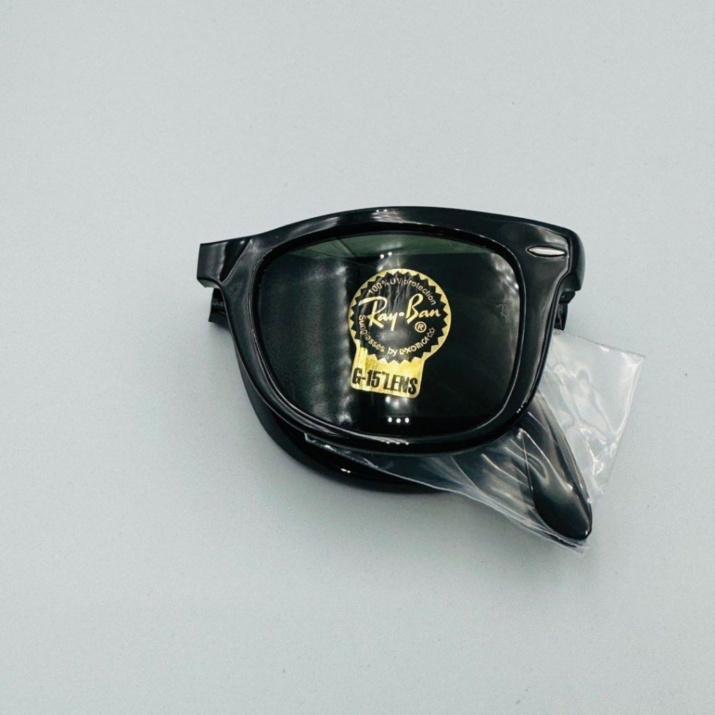 Kacamata Rayban Wayfarer Folding RB4105 601 50 Black Glossy Original