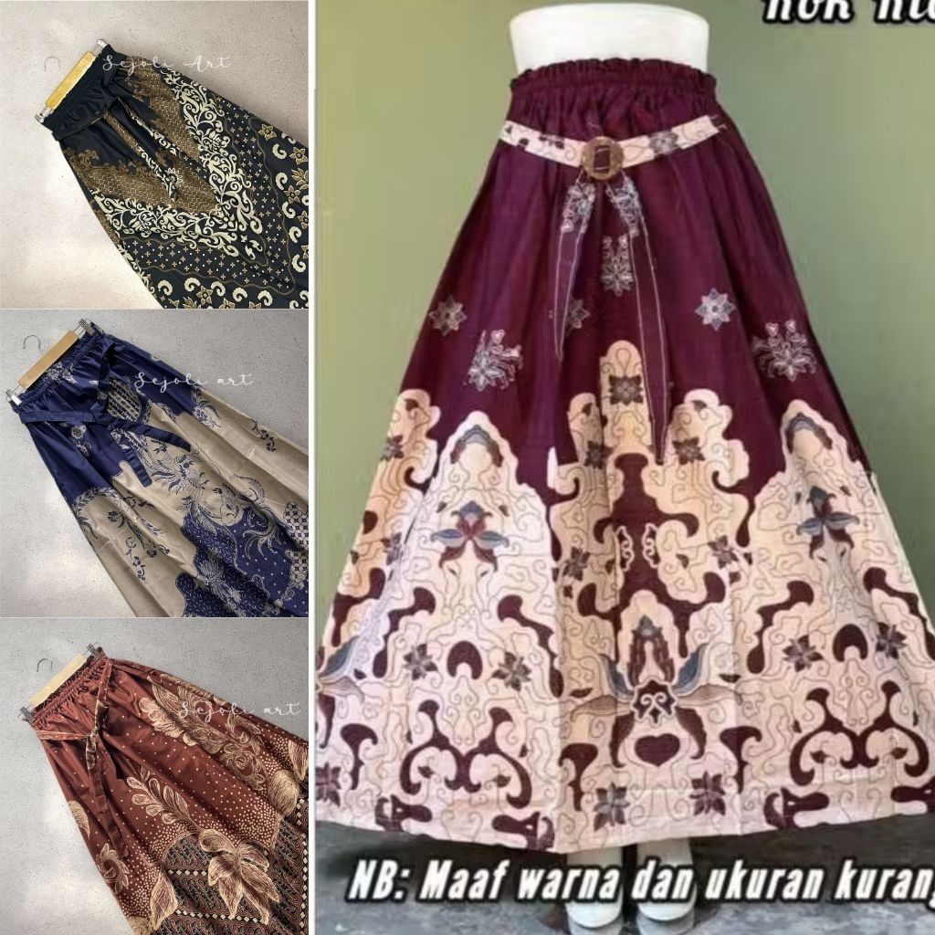 ROK BATIK PANJANG ROK JUMBO DEWASA ROK PAYUNG KLOK