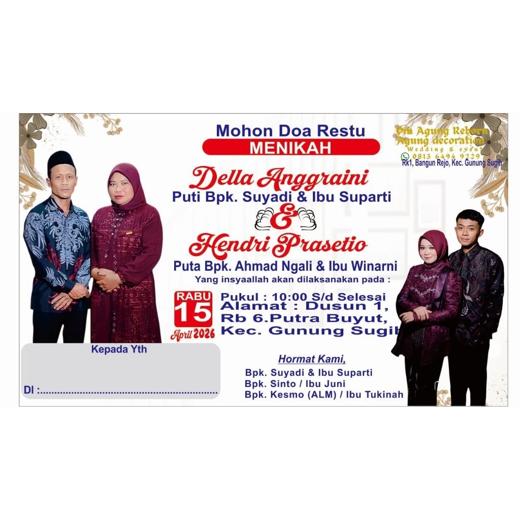 KEPLEK PUNJUNGAN | kartu punjungan