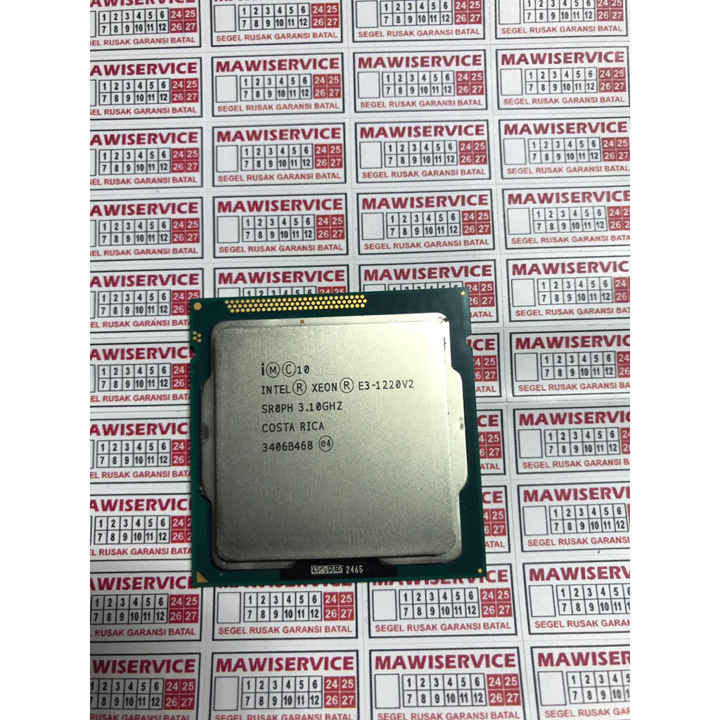 processor intel Xeon E3-1220v2 3.1ghz 1155