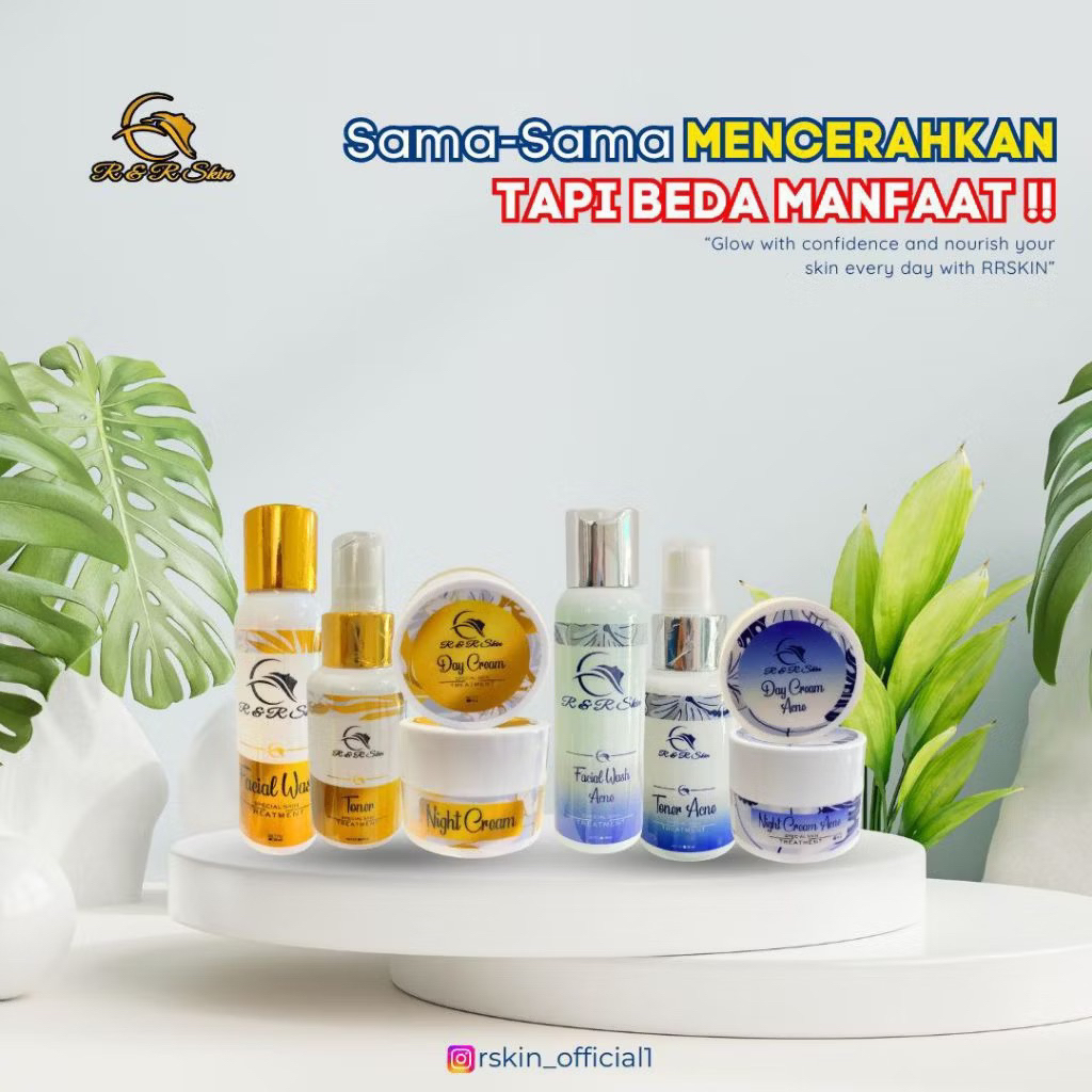 PAKET GLOWING RRSKIN / RSSKIN / RR SKIN / RS SKIN BPOM DI JAMIN ORIGINAL