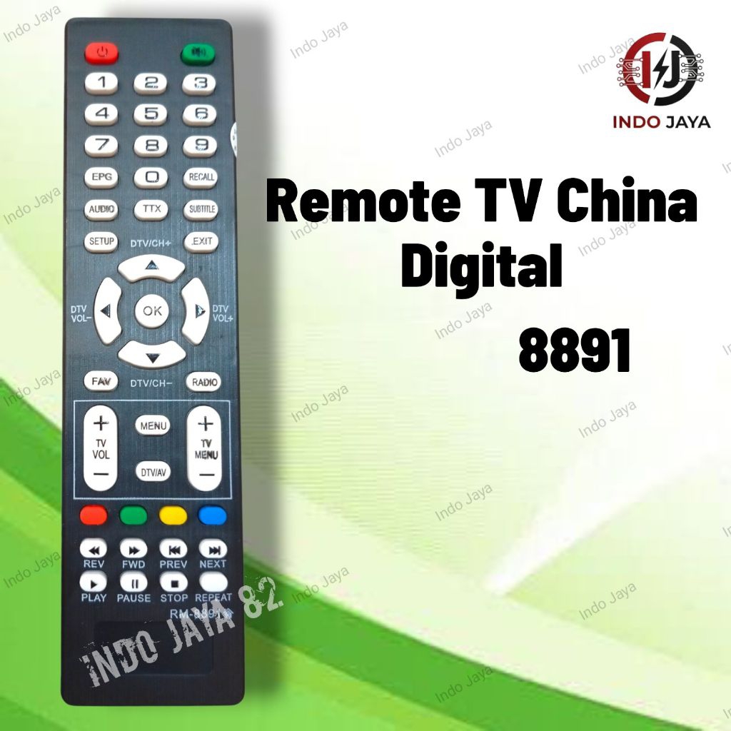 Remote TV China Digital TV Tabung Digital Ganti Mesin Digital DVB T2 8891