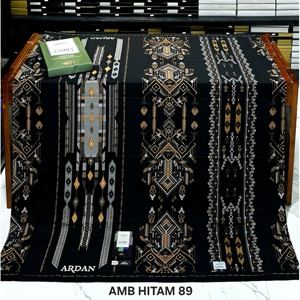 Ardan Sarung Ardan Family Grade Gold Bisa Seragaman Print Kemasan Box Premium
