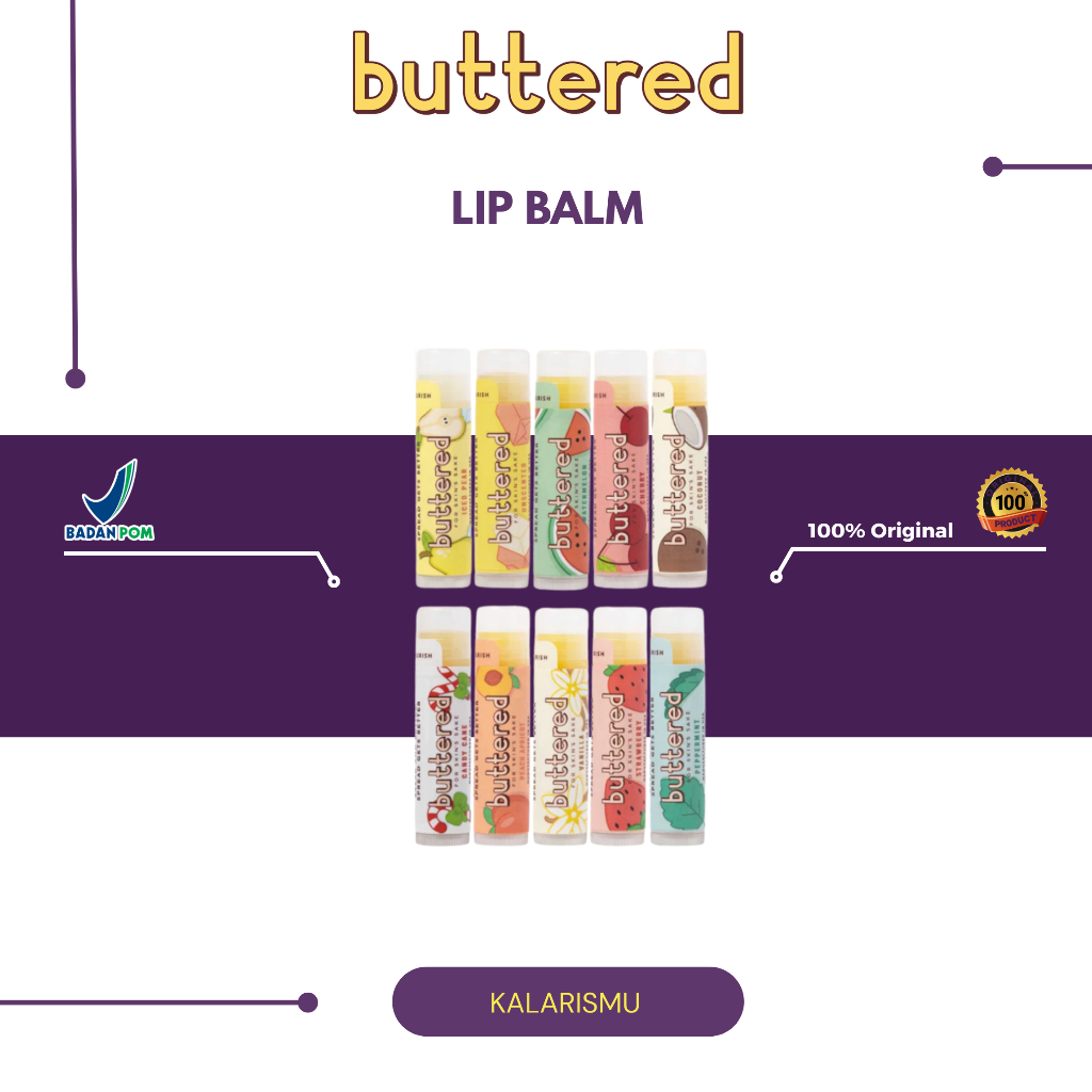 Buttered Premium Lip Balm SPF 15 // Lanosalve Original & Lanosalve Multipurpose Balm Scented