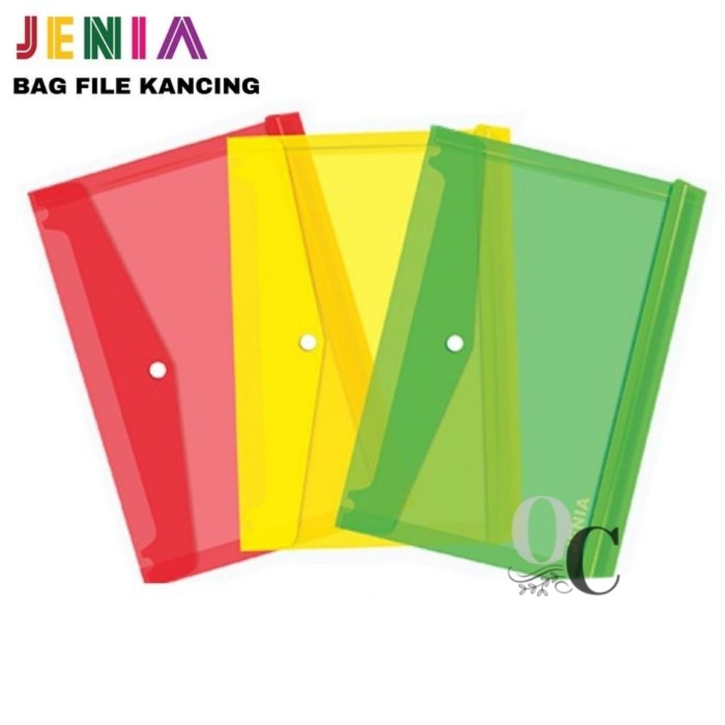 Map Plastik Kancing Jenia 1pak