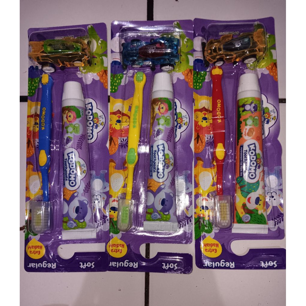 Sikat gigi dan odol anak kodomo harga 1 paket