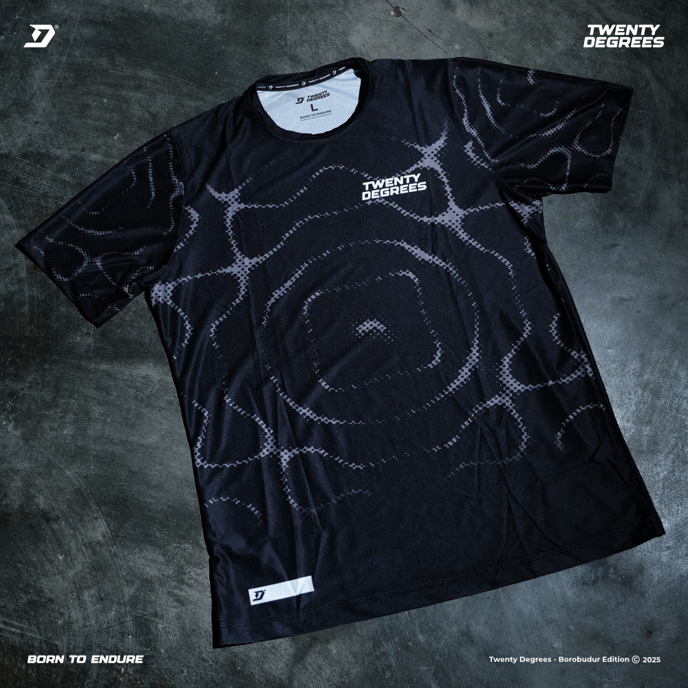 [PRE ORDER] TWENTY DEGREES – Borobudur Edition Short Sleeve Running Jersey – WOMEN