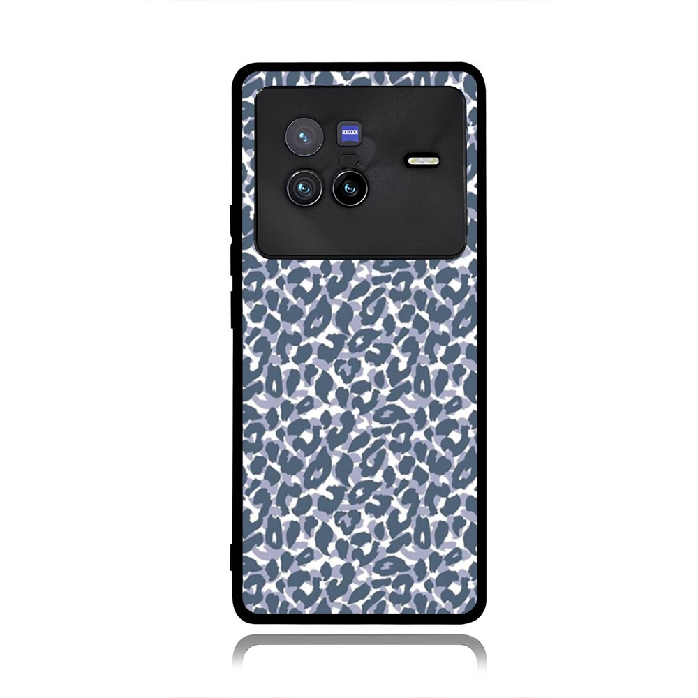 Case Vivo X200,X80, X70,X60,X50, V50, V40,V30,V29,V27 PRO LITE 4G 5G Custom Blue Leopard