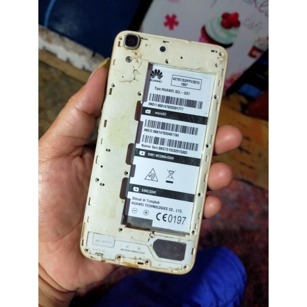 lcd ori copotan huawei scl-u31 normal