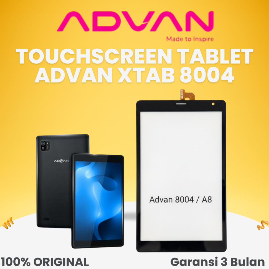 TOUCHSCREEN TABLET TAB ADVAN XTAB 8004