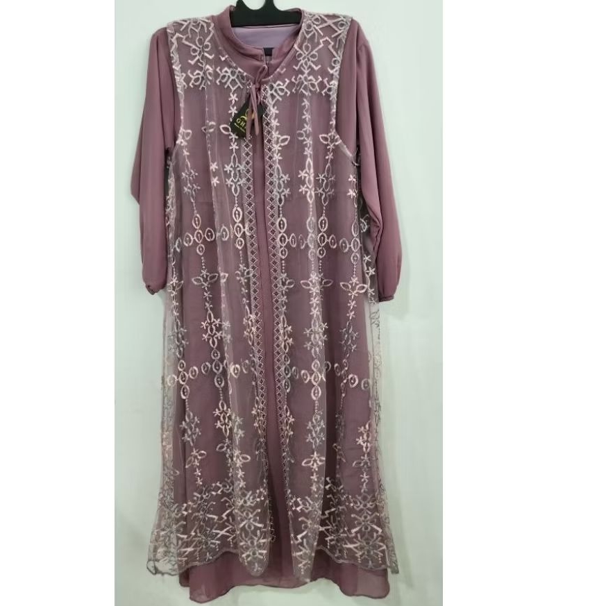 GAMIS CERUTY MIX BRUKAT 2IN1 WARNA TARO