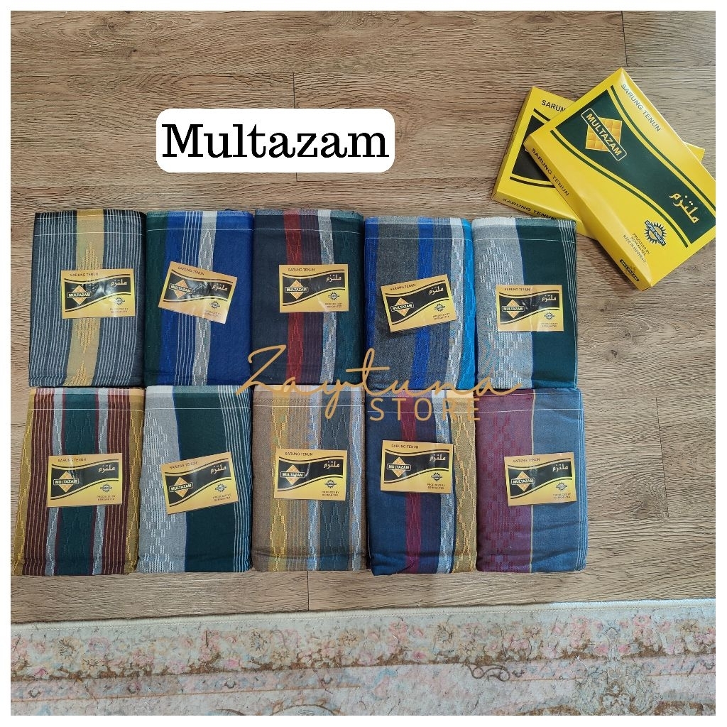 SARUNG MULTAZAM | Sarung Sholat Dewasa | 1/2 kodi