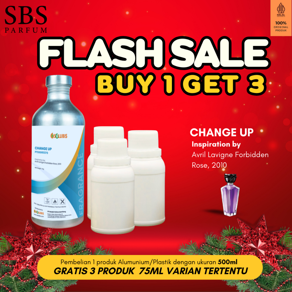 BUY 1 GET 3 FREE - Bibit Parfum Murni Original [Change Up] | 500ml - Inspired by Avril Lavigne Forbi