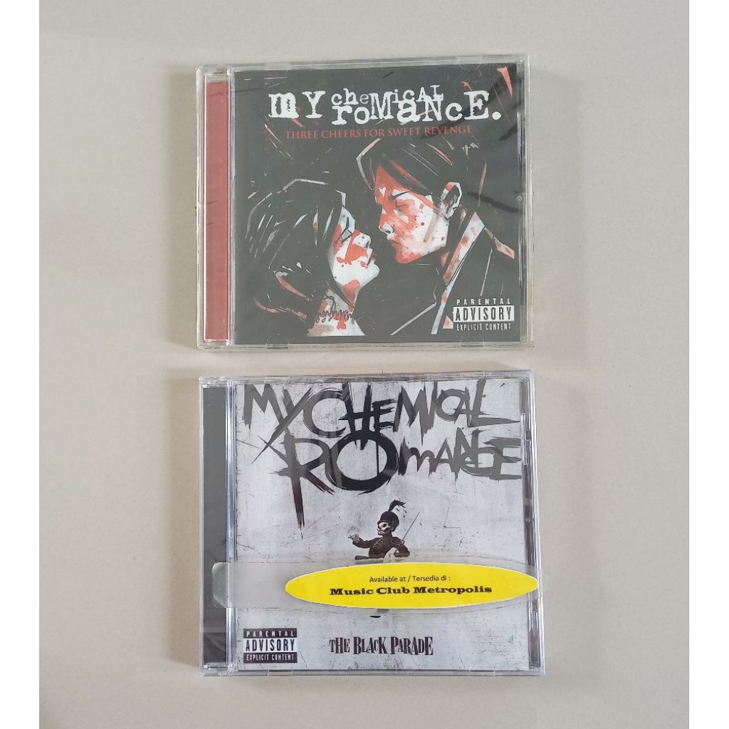 CD MY CHEMICAL ROMANCE - THREE CHEERS FOR SWEET REVENGE IMPORTED USA/THE BLACK PARADE (GERMANY)
