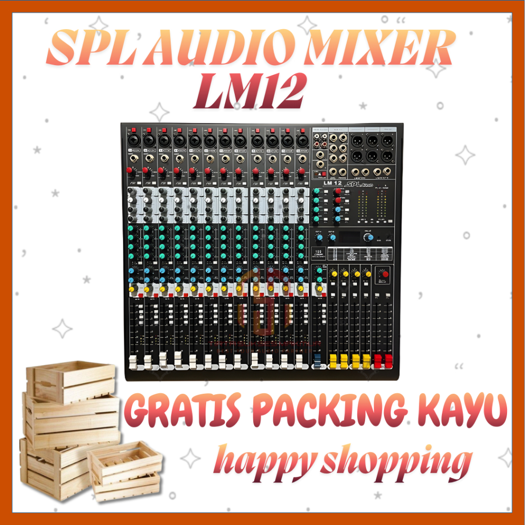 Mixer 12 Channel SPL Audio LM12