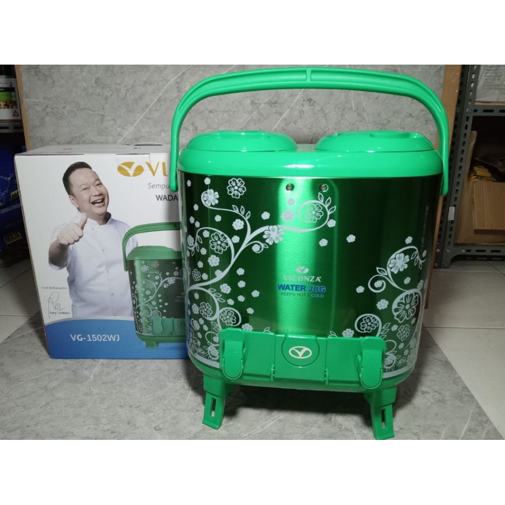 VICENZA WATER JUG DOUBLE TANK / VICENZA WATER JUG DOUBLE TWIN SERIES 15L / VICENZA TERMOS DISPENSER 