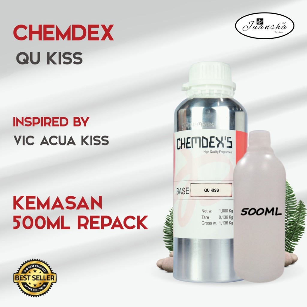 bibit parfum murni  QU KISS CHEMDEX'S 500ML REPACK