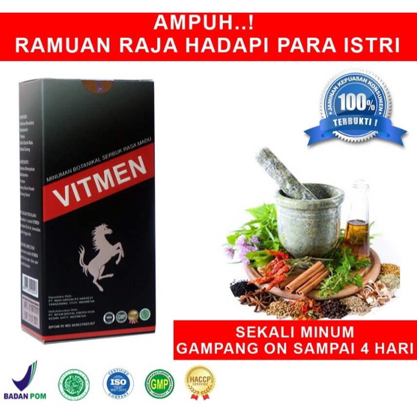VITMEN Pria Dewasa – Suplemen Herbal Vitalitas & Kebugaran