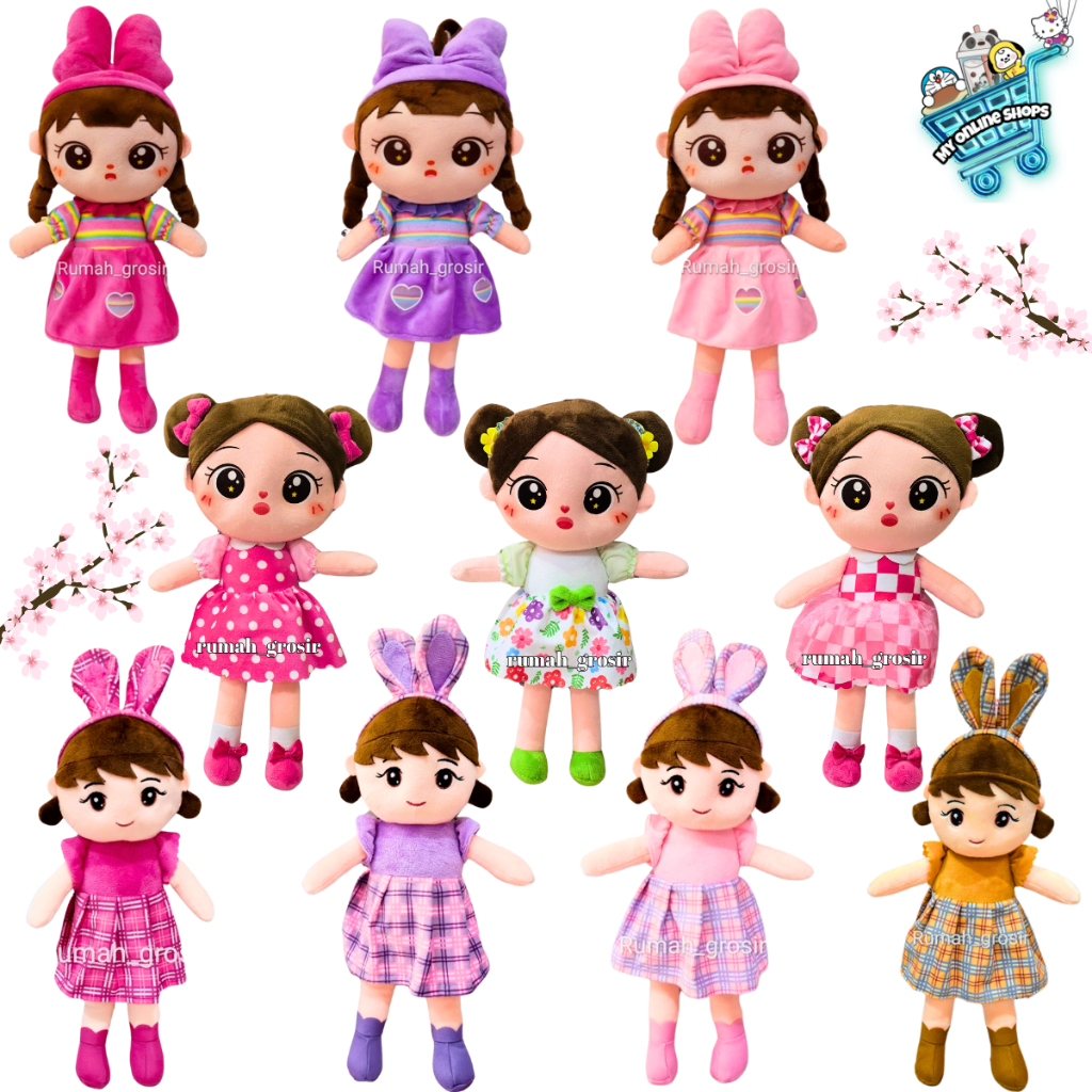 Boneka Hello Metoo Pretty Girl Bunny Rabbit Lucu