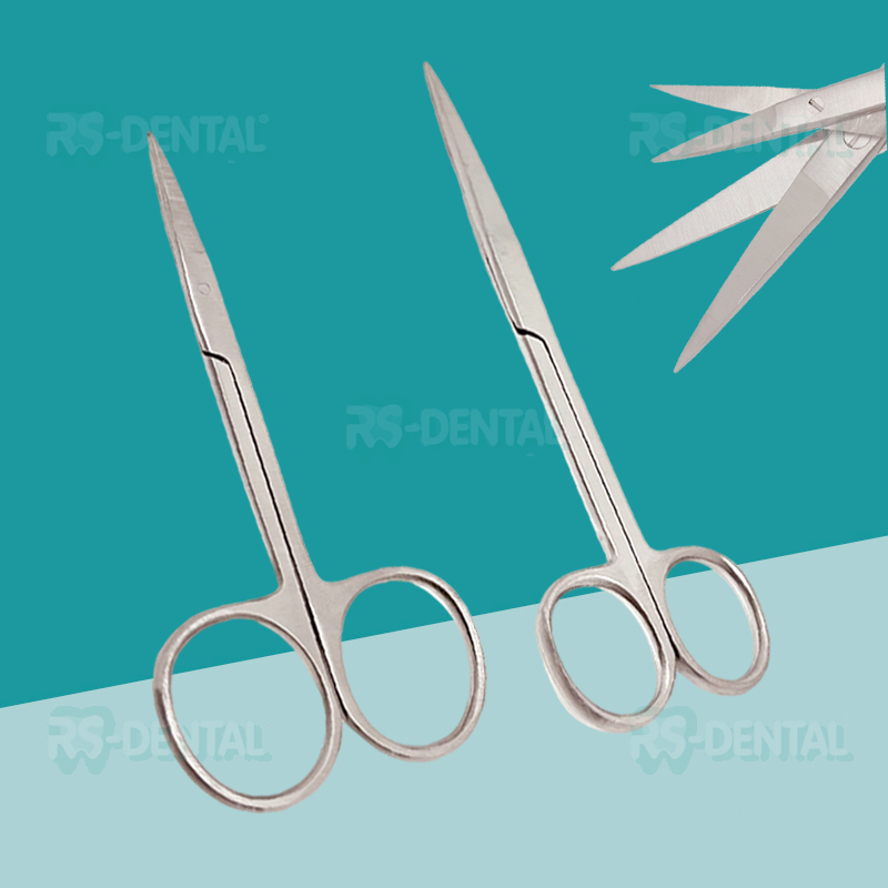 Dental scissors / surgical scissors / iris scissor / gunting iris lurus / gunting alis mata jaringan