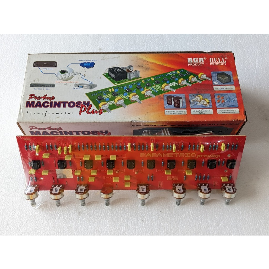 KIT PARAMETRIK PREAMP MACINTOSH PLUS BGR/BELL
