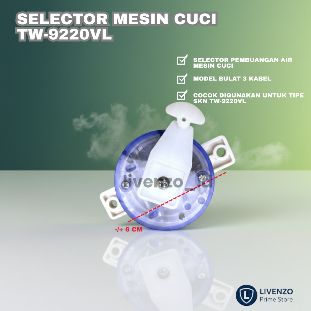 SELECTOR MESIN CUCI SANKEN / SWITCH PEMBUANGAN AIR MESIN CUCI SANKEN / SELECTOR PEMBUANGAN MESIN CUC