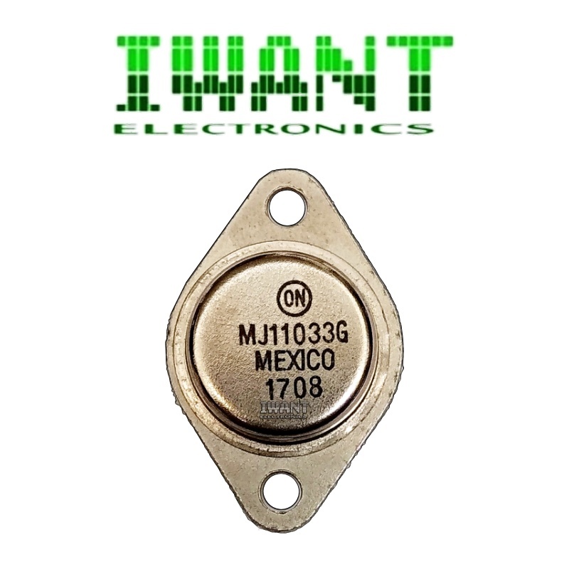 MJ11033 MJ11033G TRANSISTOR PNP 50 A 120VOLT 300WATT TO-3 MJ 11033