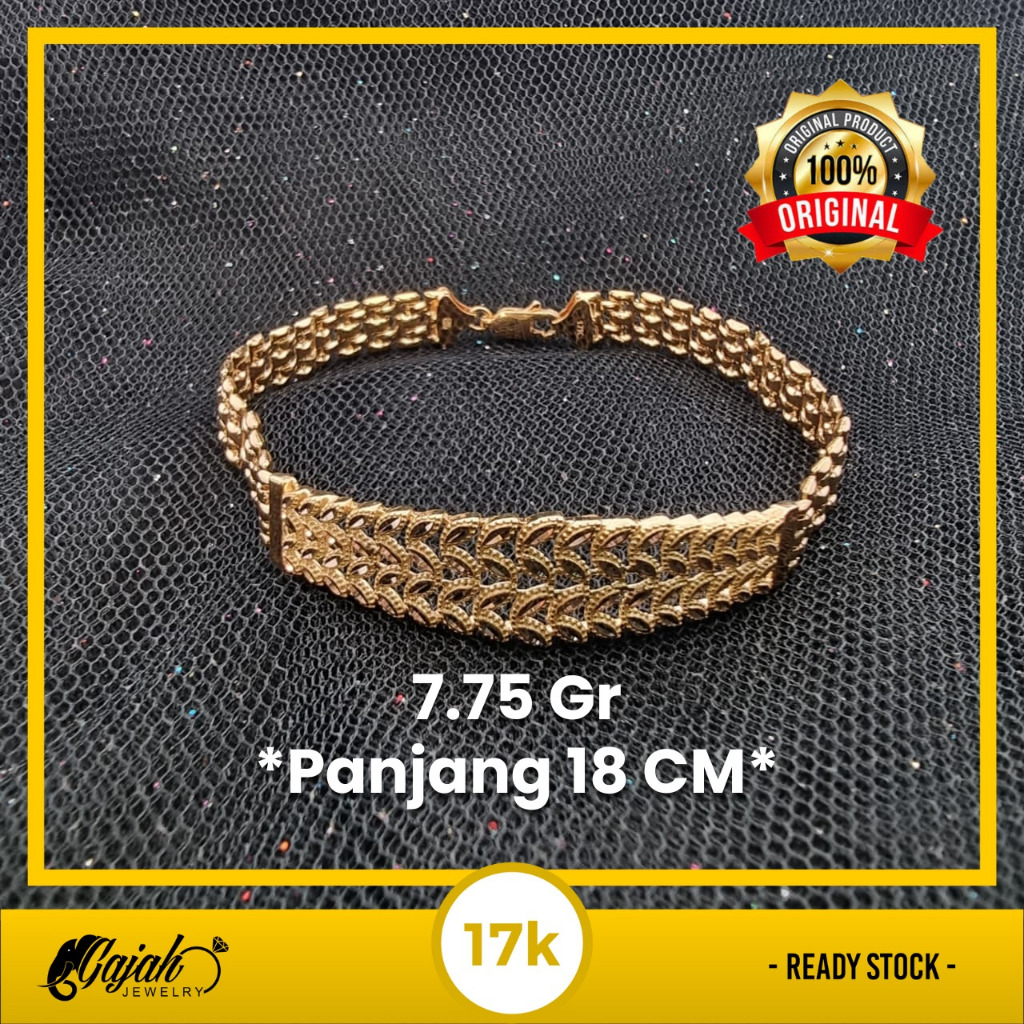 Gelang Emas 17K - Toko Emas Gajah - 7.75 Gram 8065