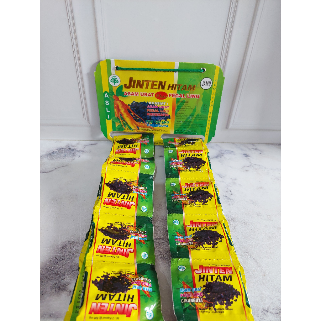 Jinten Hitam Kapsul Original Untuk Asam Urat Dan Reumatik
