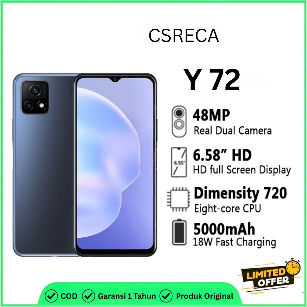 HP SMARTPHONE ANDROID Y72 RAM 8+256GB