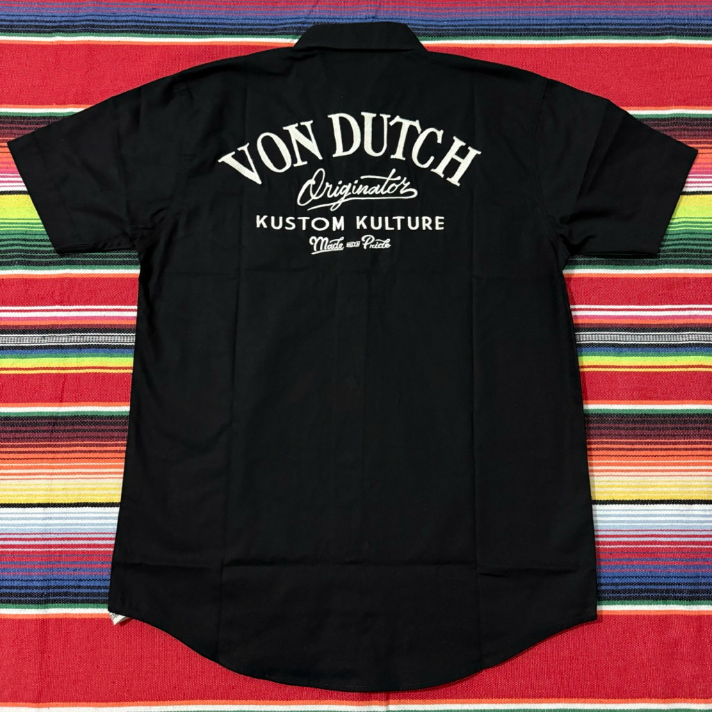 WORKSHIRT - VON DUTCH - BLACK
