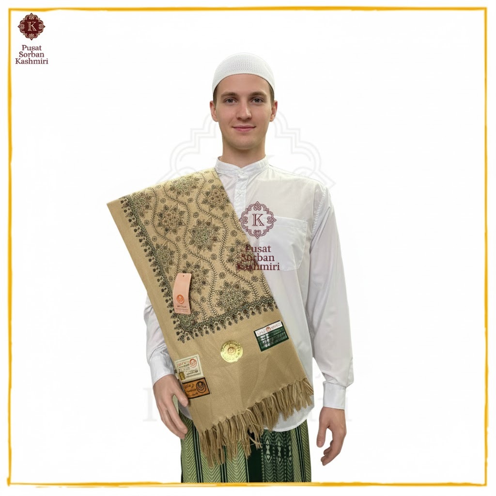 Sorban Kashmiri LULU Lohi PR197 Warna Motif Print