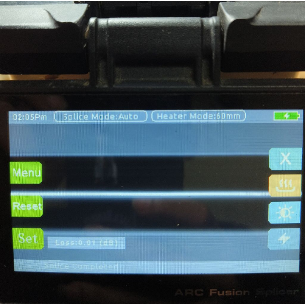 Mesin Splicer FT-40 Fiber tekno Garansi service 3 Tahun