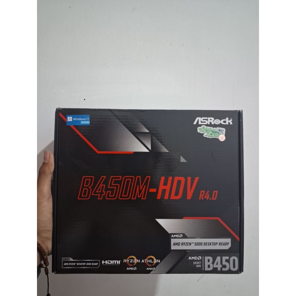 Mobo Asrock B450m hdv r4.0