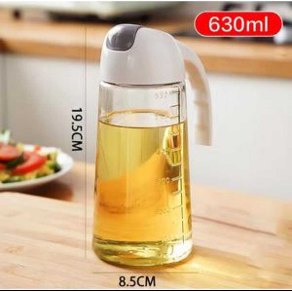 [COD] Botol Minyak Goreng Kaca 630ml / Tempat Penyimpanan Minyak Goreng