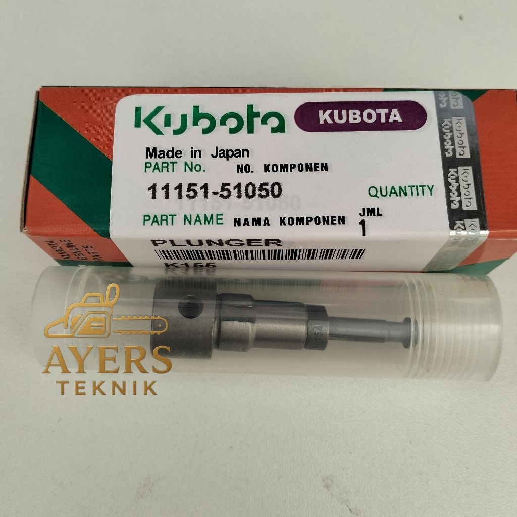 PLUNGER RD85 KUBOTA NEW ORIGINAL