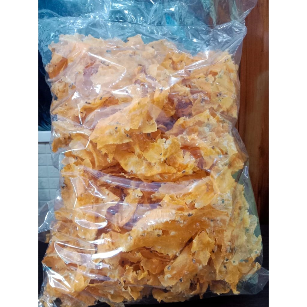 Cinta_Abuhaha Emping Jagung Mentah 1Kg Gurih Lezat Camilan