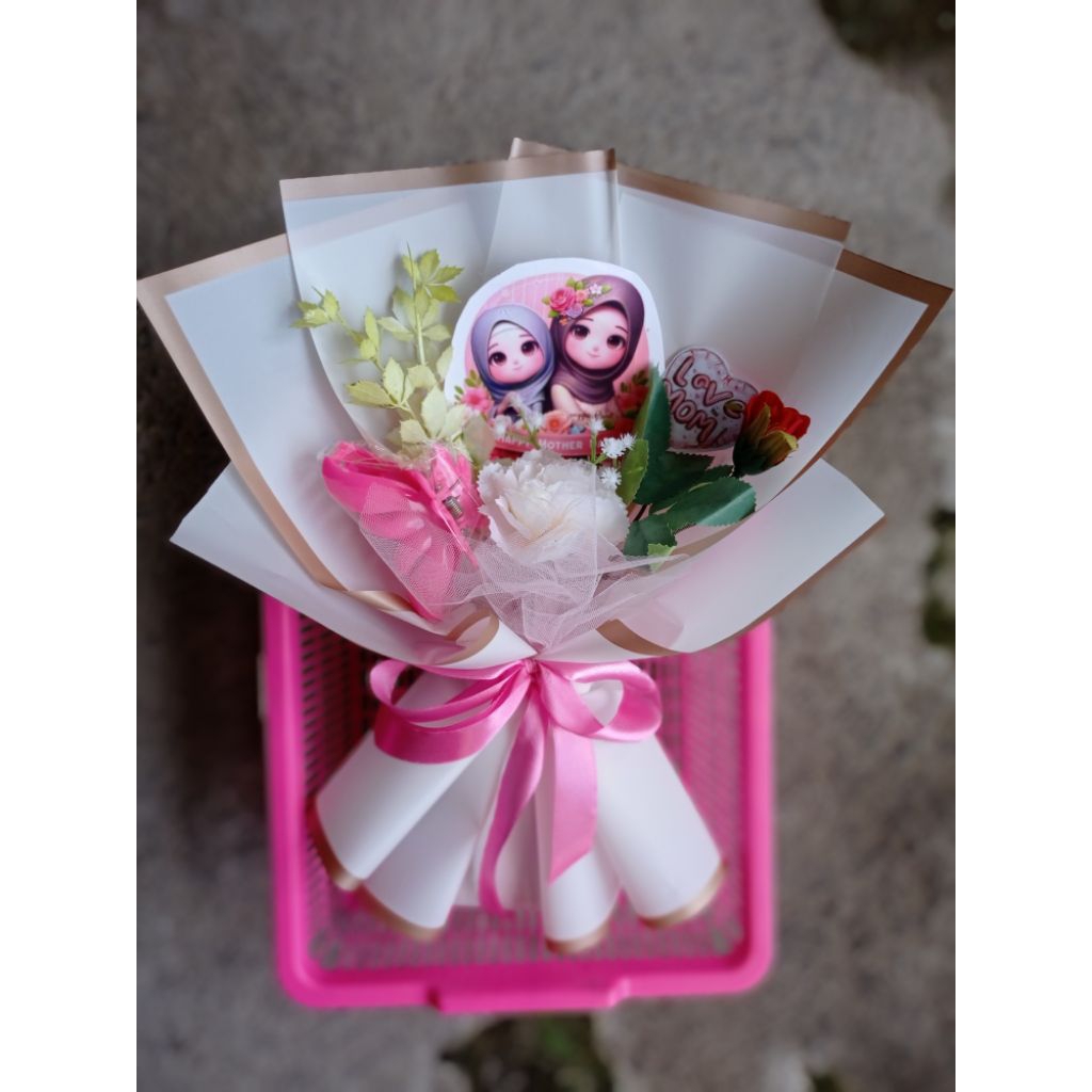 Buket Topper Buket Hari Ibu serba 20k