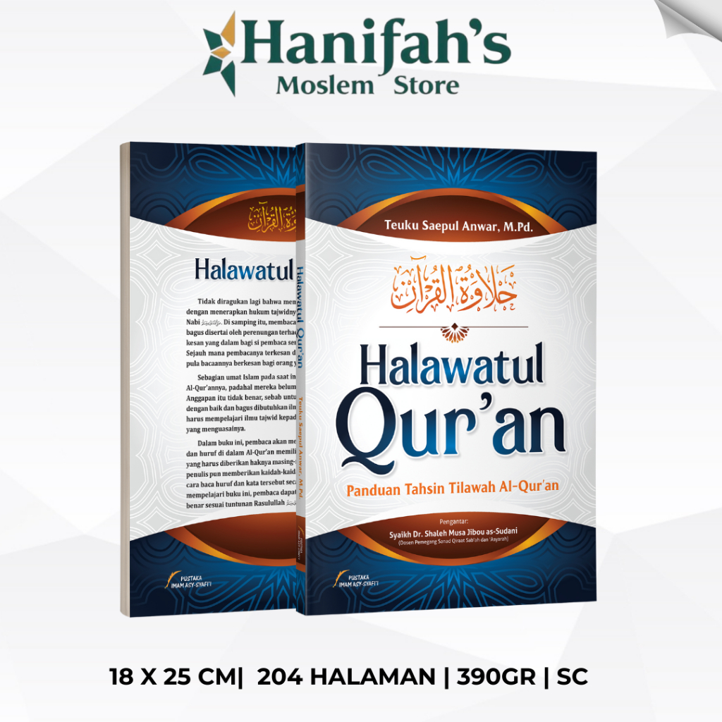 Buku Halawatul Quran Panduan Tahsin Tilawah Pustaka Imam Asy Syafii