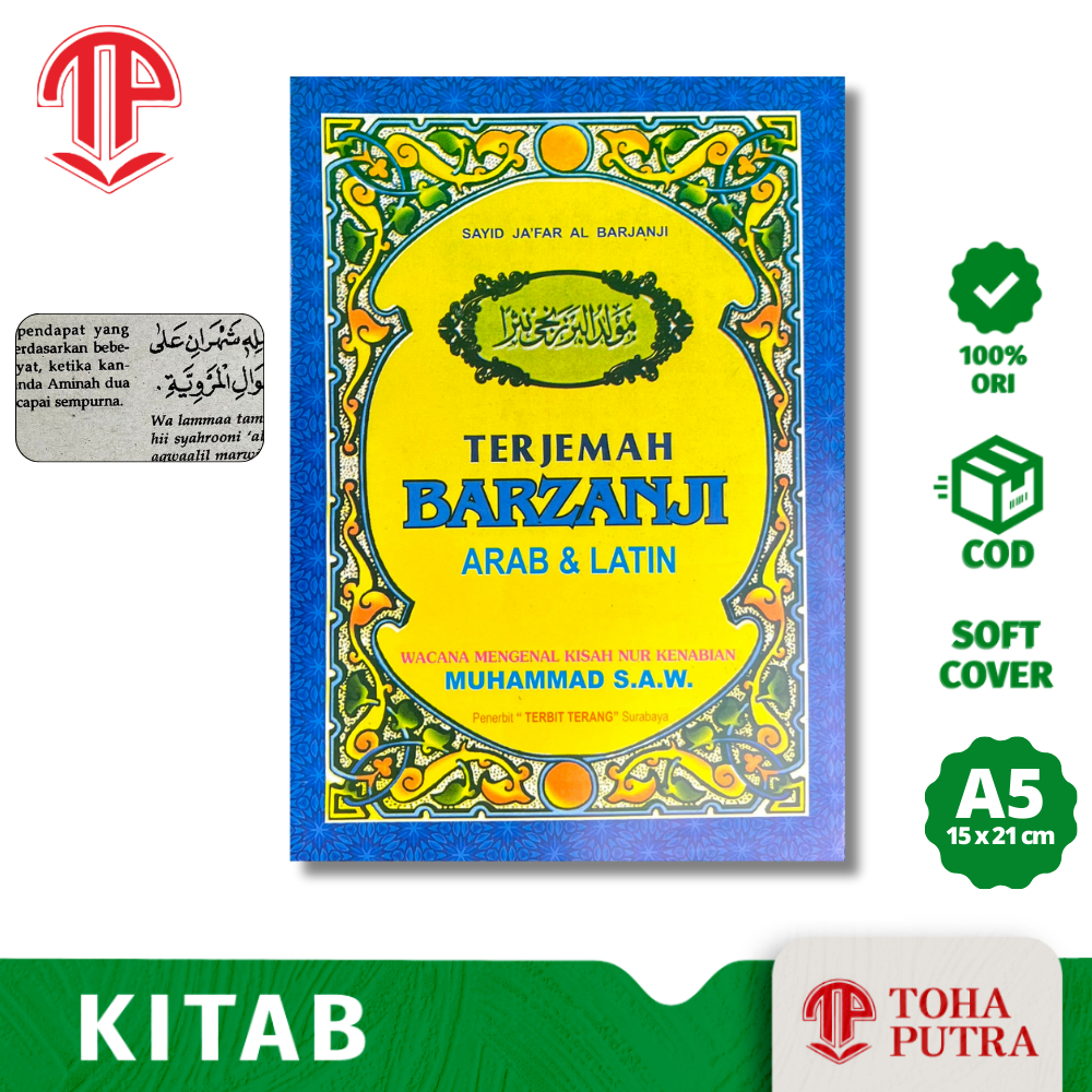 Kitab Maulid Al Barzanji Arab Latin Terjemah ( Terbit Terang ) Maulid Nabi Barjanji Berzanji