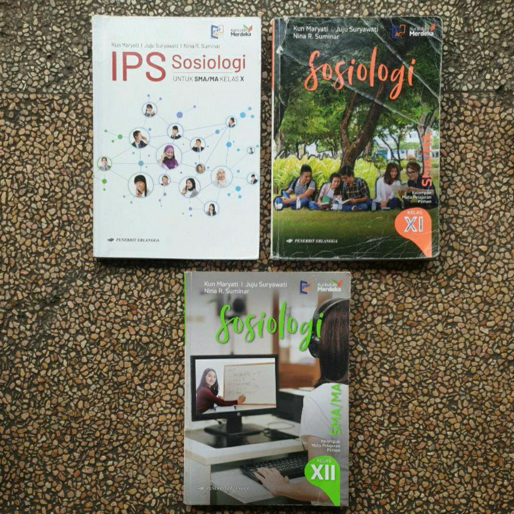 buku Sosiologi Sma Kelas 10.11.12 Revisi Kurikulum 13.Merdeka Er.Es