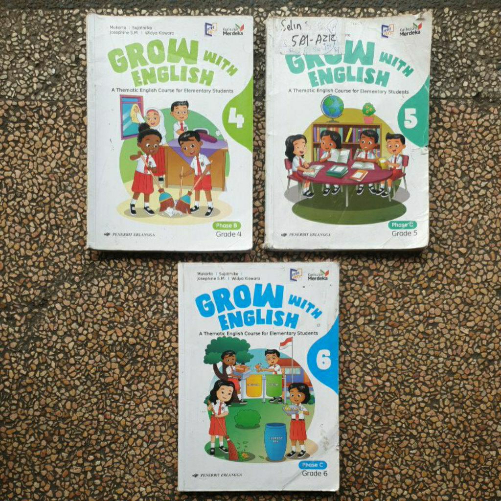 Buku Grow With English Sd/Mi Kelas 4.5.6 Revisi Kurikulum 13.Merdeka