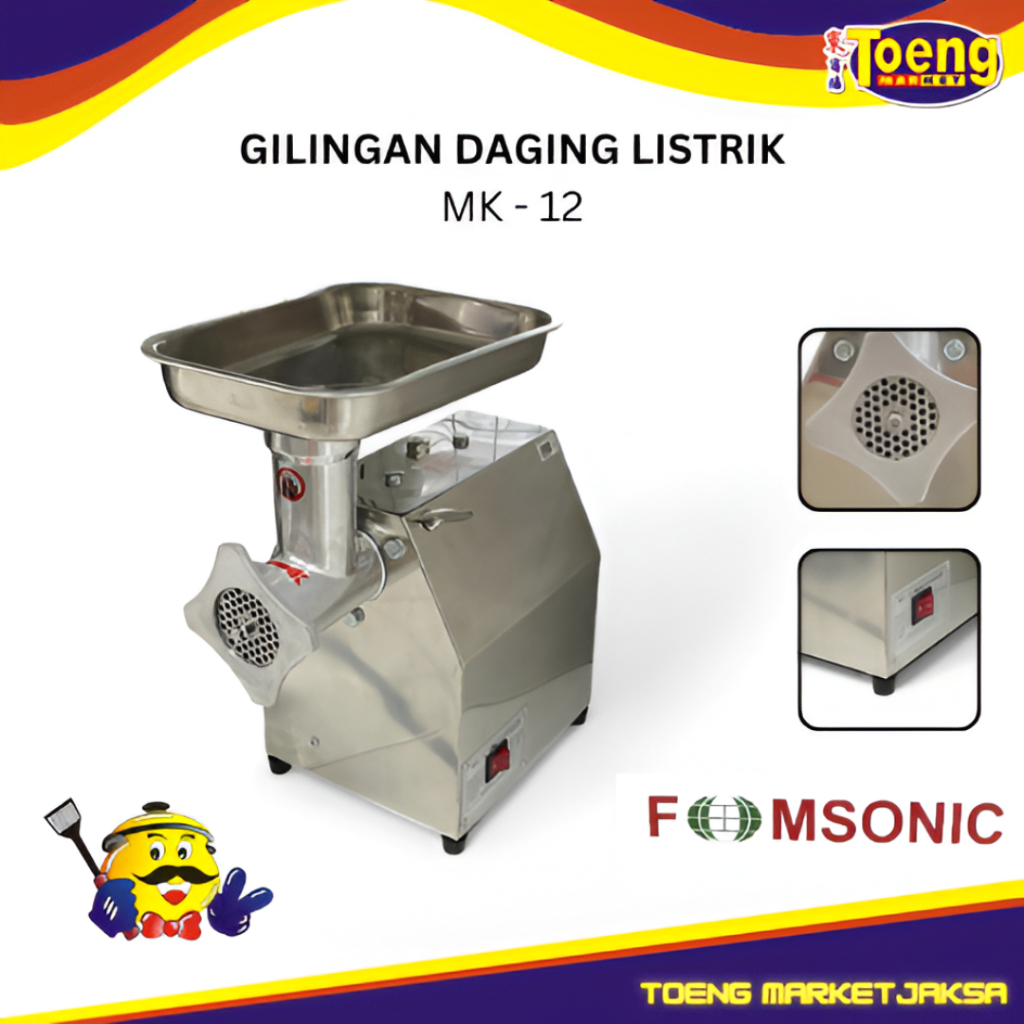 Mesin Gilingan Daging Listrik - GILINGAN DAGING LISTRIK MK - 12 FOMSONIC