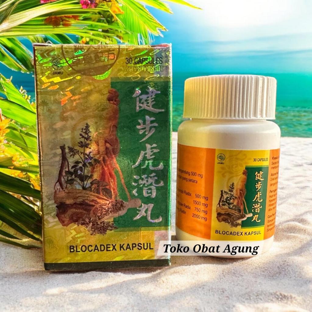 Blocadex Kapsul (Jian Bu Hu Qian Wan) Ber BPOM RI. Kapsul Rematik, Nyeri Sendi,  Radang Sendi, Asam 