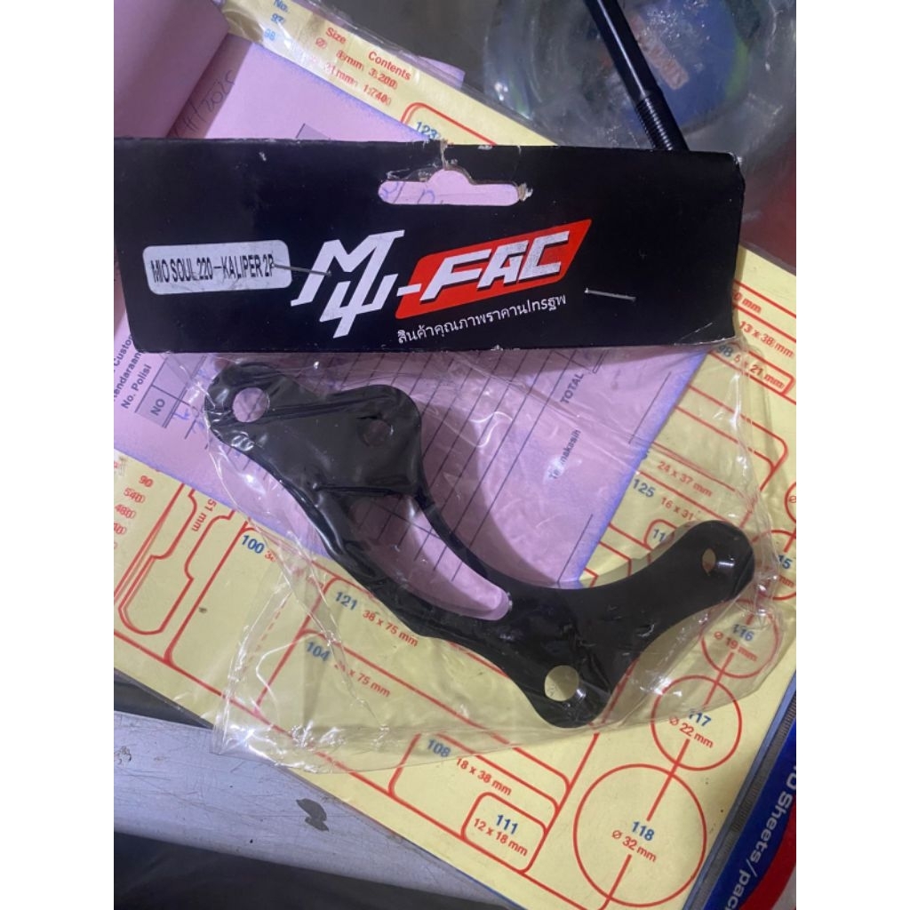 bracket kaliper brembo 2p mio