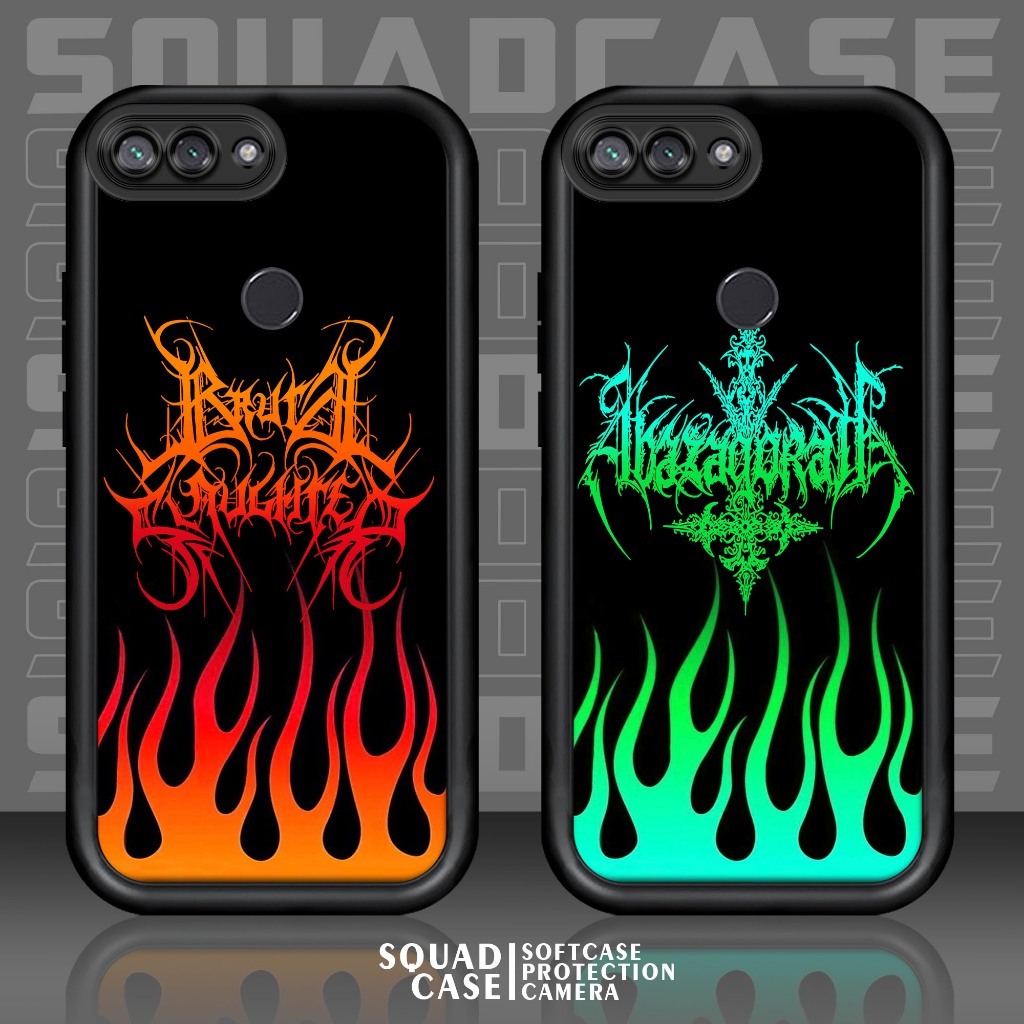 Case Premium Compatible For XIAOMI 8 LITE Motif [ FIRE ] Cover Handhphone Casing Softcase Glossy Ant