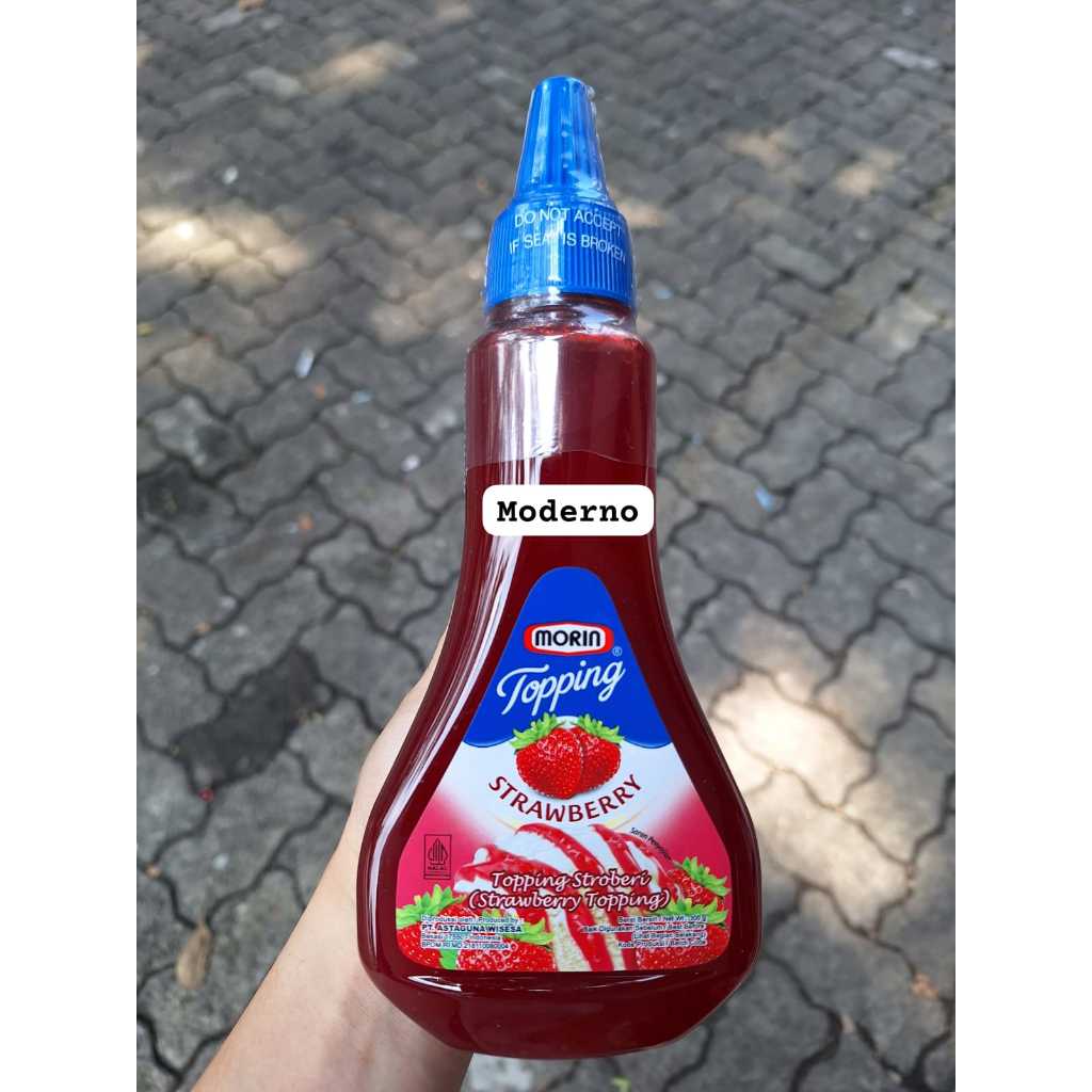 Morin Topping Strawberry 300gr - Morin selai strawberry 300gr - Morin Saus strawberry 300gr