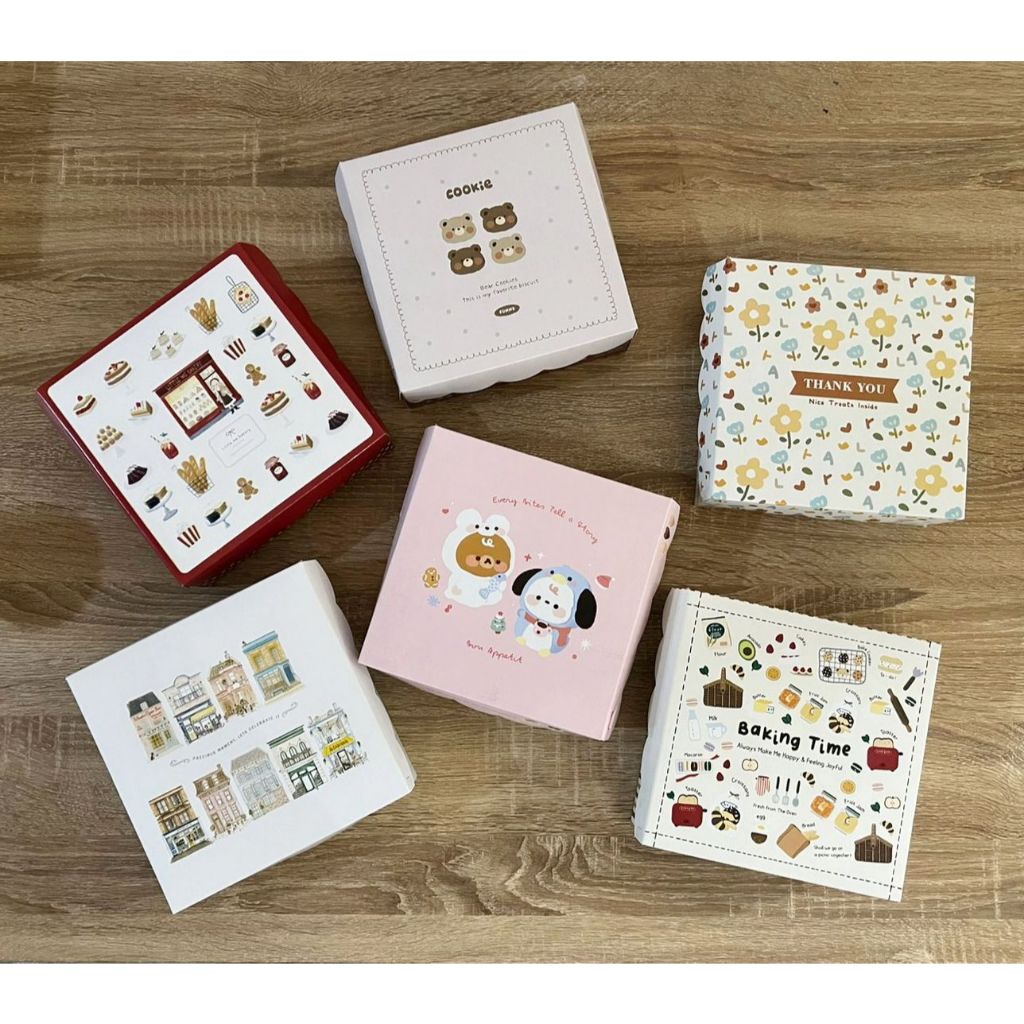 KOTAK KUE MEMORY Ukuran 20 x 20 / Cake Box / Dus Roti Motif / Kotak Nasi  / Dos Nasi kotak